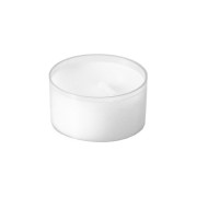 Teelichter transparent Ø 39 mm, 6 Std., 24 Stk.