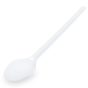 GASTRO Einweg-Kaffeelöffel, 125mm, Kunststoff, lebensmittelecht, weiß, 100 Stk.