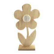 Blume aus Holz, 27 cm, 1 Stk.