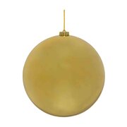 Weihnachtskugeln XL aus Kunststoff gold, 15cm, 1 Stk.