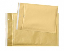 BUDGET Luftpolstertaschen 7/G-17, 230x340mm, passend für A4, braun, 100 Stk.