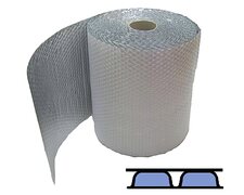ALU-TOP Luftpolsterfolie 120cm x 50m, PET mit ALU metallisiert, 4-lagig, 250my