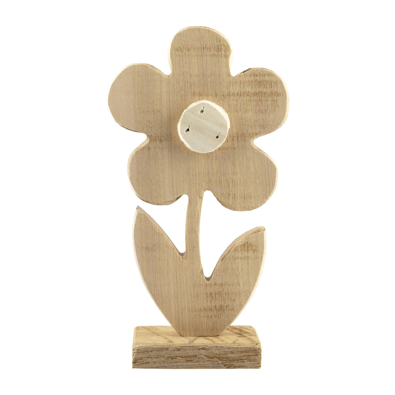 Blume aus Holz, 21 cm, 1 Stk.