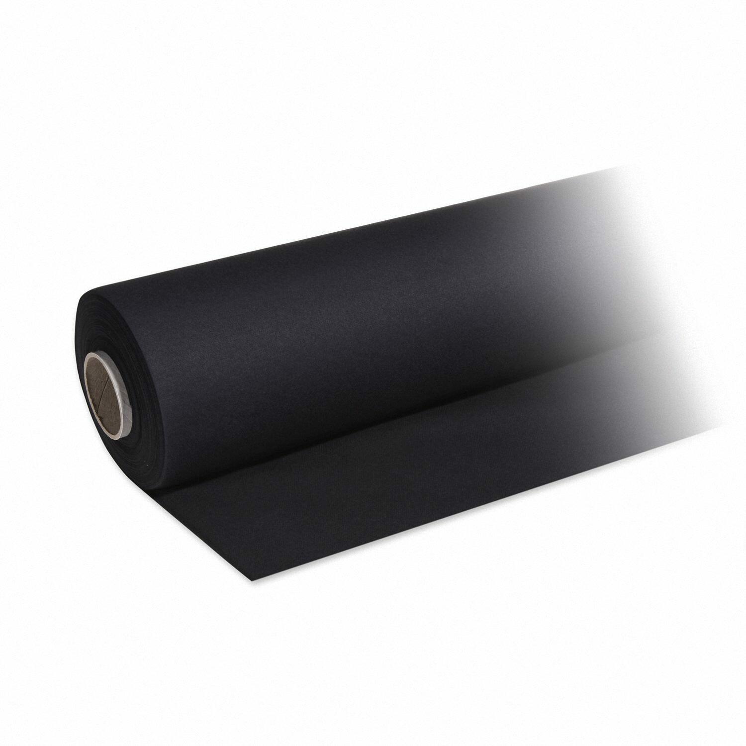 Tischdecke Tischtuch Premium Airlaid 1,2m x 25m stoffhnlich schwarz